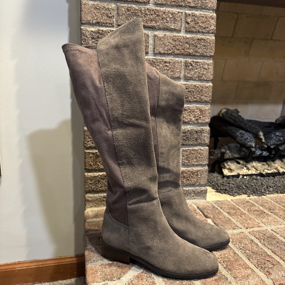 Lucky Brand Calypso Over the Knee Boots Women's Cappuccino Size US6M EU36.5